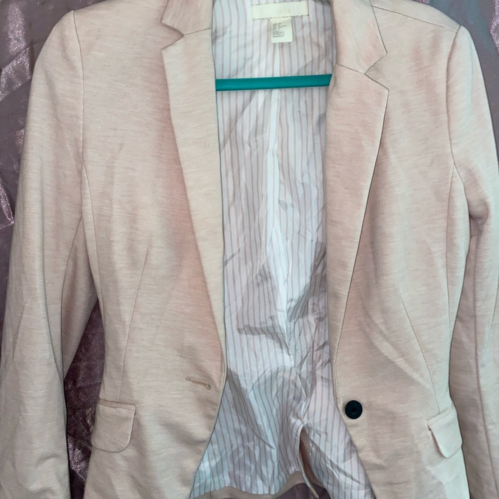 H&M pink blazer